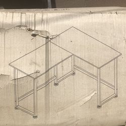 L Shaped Desk BRAND NEW