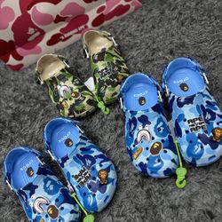 Bape Crocs 