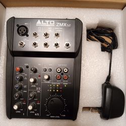 ALTO  ZMX 52  Channel Mixer 5 Channel 