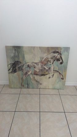 Modern home horse painting