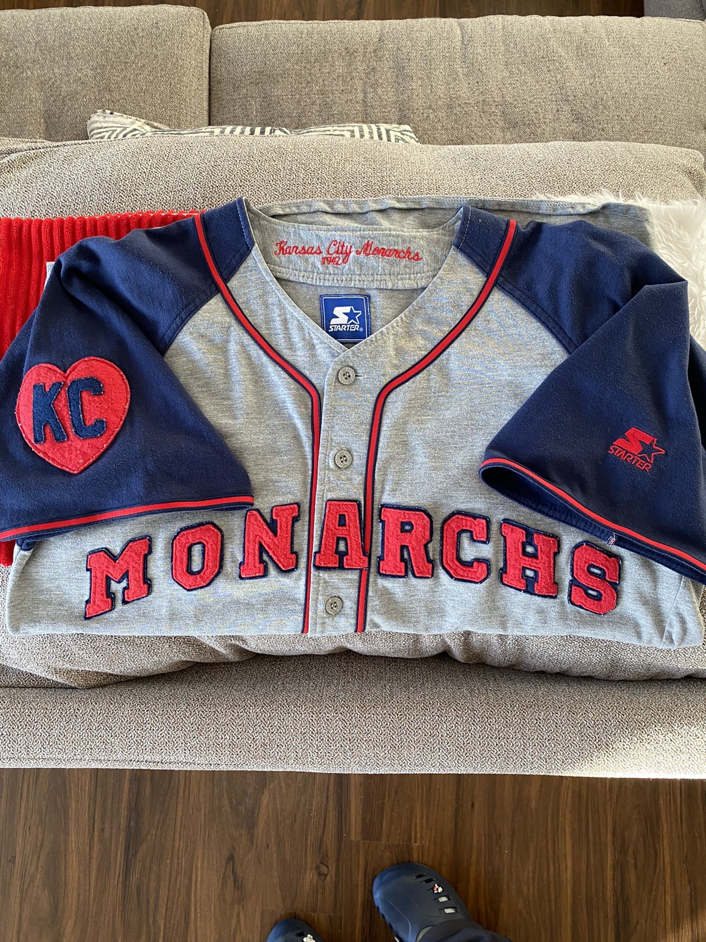 Kansas City Monarchs Baseball Jersey- Black League