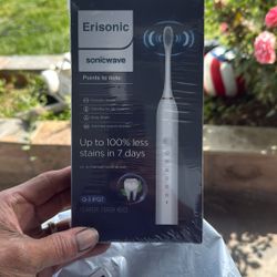 Erisonic Sonic wave Toothbrush Up To 100% Less Stains In 7 Days