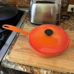 Le Creuset 21 Saucier saucepan pan lid never used