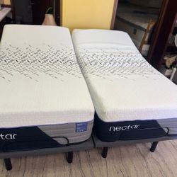 Nectar Luxe Hybrid, 2 Twin XL, Like New, Perfect Condition