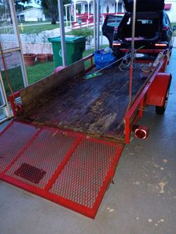 Utility trailer motorcycle ATV UTV golf cart
