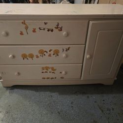 White Dresser With Night Stand