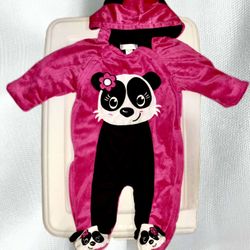 Small Wonders Baby Girls Hooded Snowsuit 3-6 months