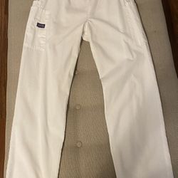 White Scrub Pants 