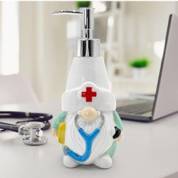 Nurse Gifts for Women, Nurse Soap Dispenser, Nurse Practitioner Gifts for Women, Nurse Appreciation Gifts, Ceramic Nurse Refillable Soap Dispenser