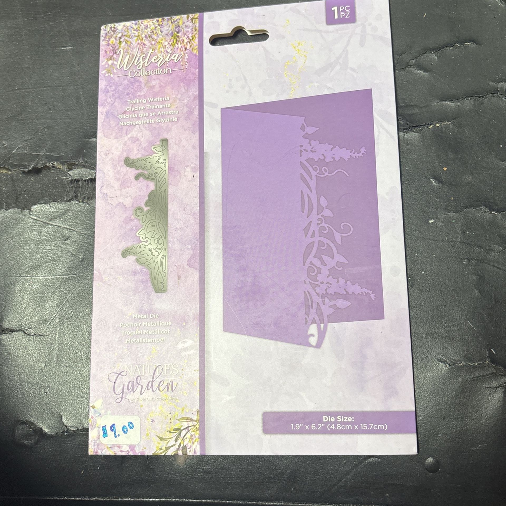 Crafters companion natures Garden Wisteria collection