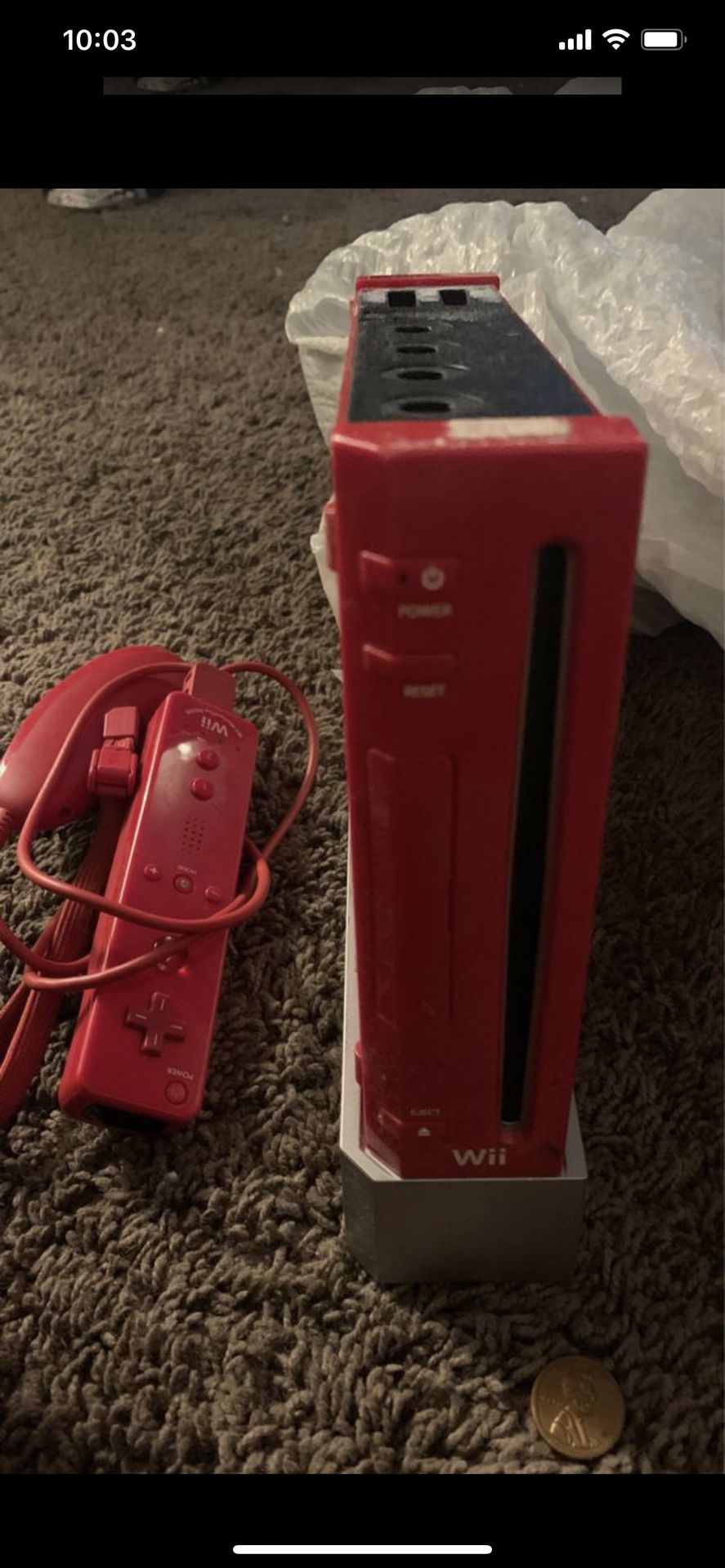 Modded Wii 4000 plus games .1 controller 1 nunchuck $55