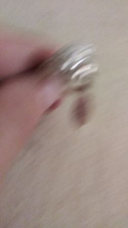 925 flower rings size 8