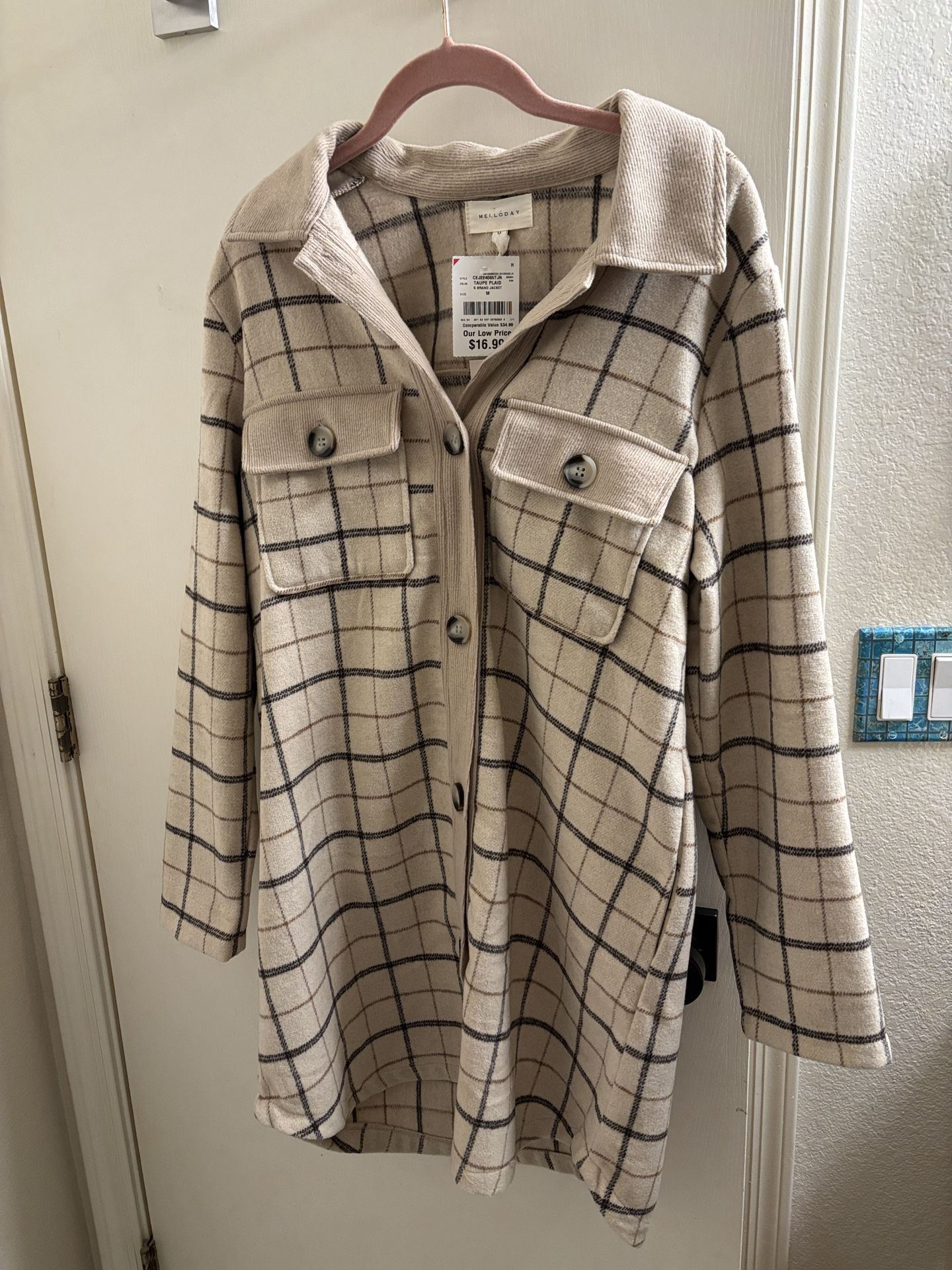 New plaid jacket or shirt depending on your needs