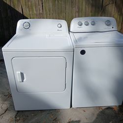 Washer and dryer set