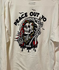 Boxset XL Grim Reaper Peace Out Yo Long Sleeve Shirt