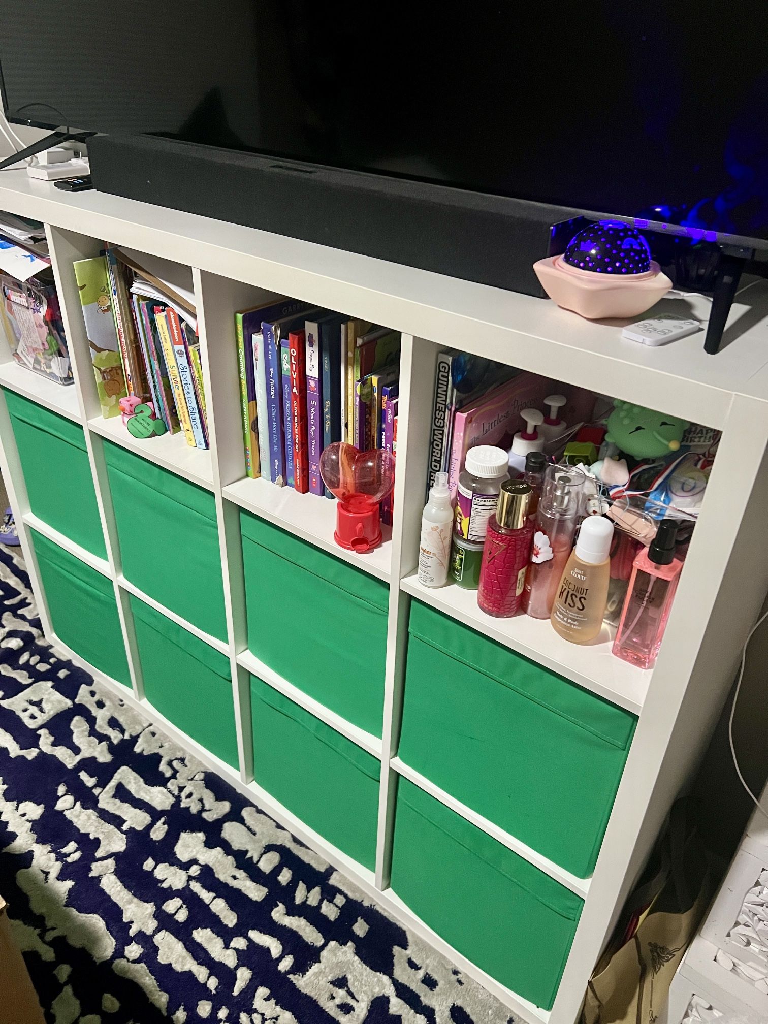 IKEA storage Kallax shelving unit