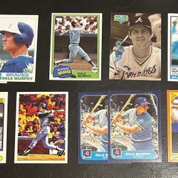 10 Dale Murphy Baseball Cards