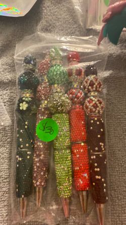 handmade  rhinestone pens bundle