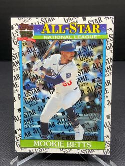 2026 Topps Series 2 1991 Topps All-Star Mookie Betts All-Star Game Parallel