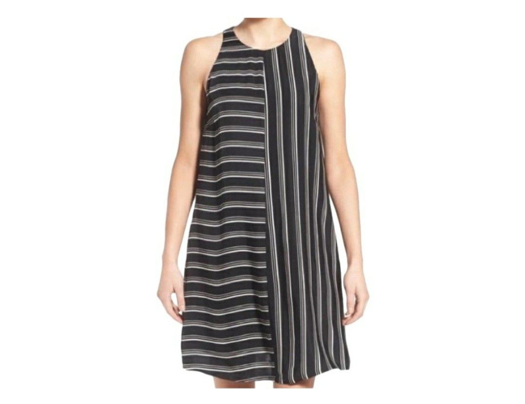 Rebecca Minkoff Elia Striped Trapeze Dress