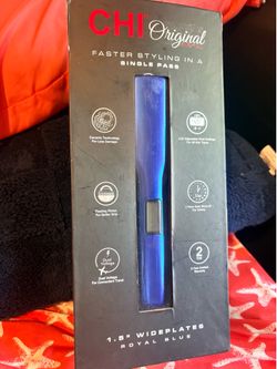 CHI Original royal blue hair straightener