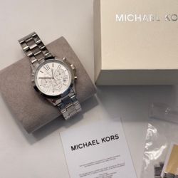 Watch Michael Kors silver tone unisex