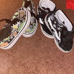 Toddler Boy Size 9 Vans Shoes 