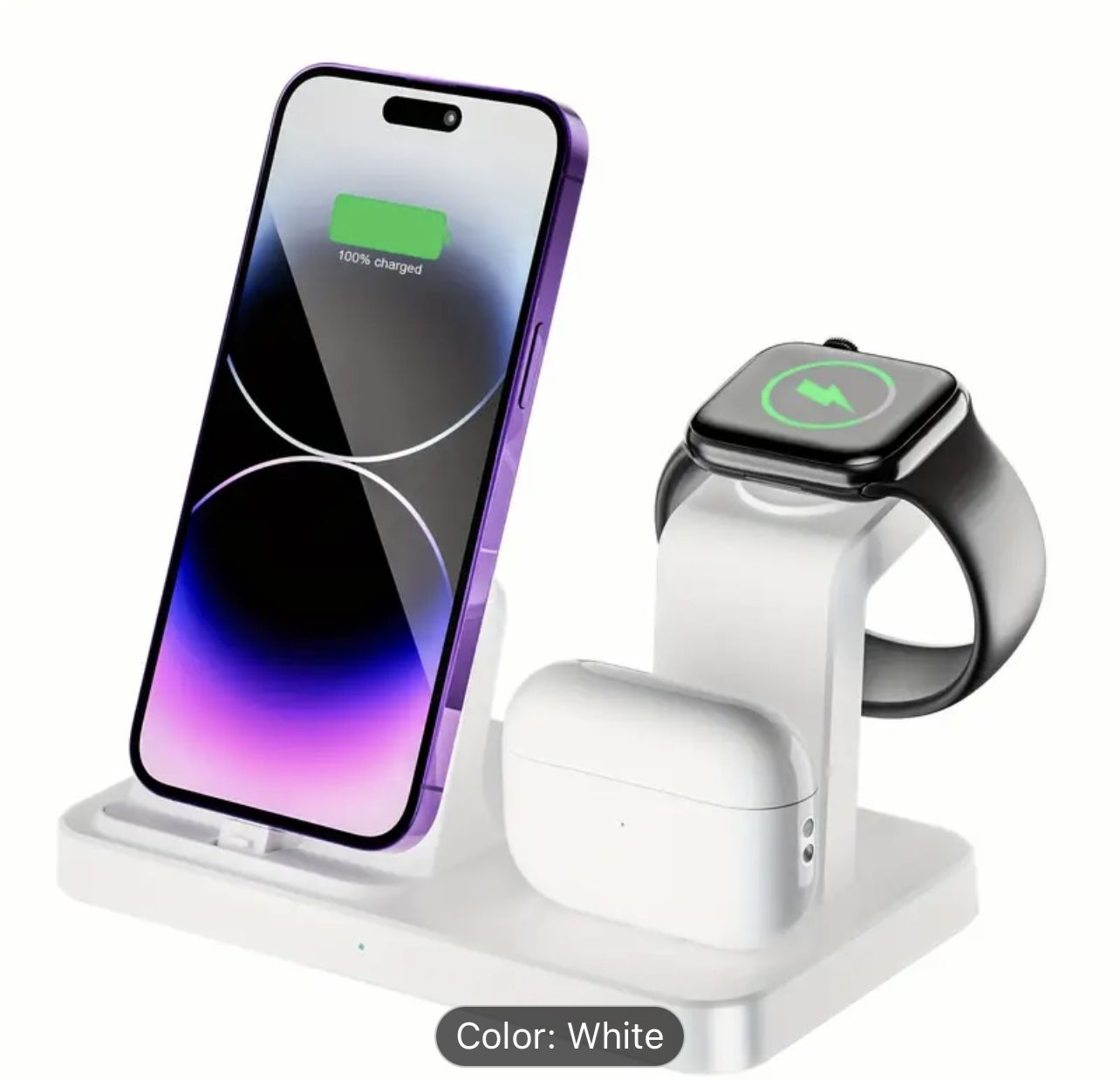 3-in-1 Fast Wireless Charger Station
