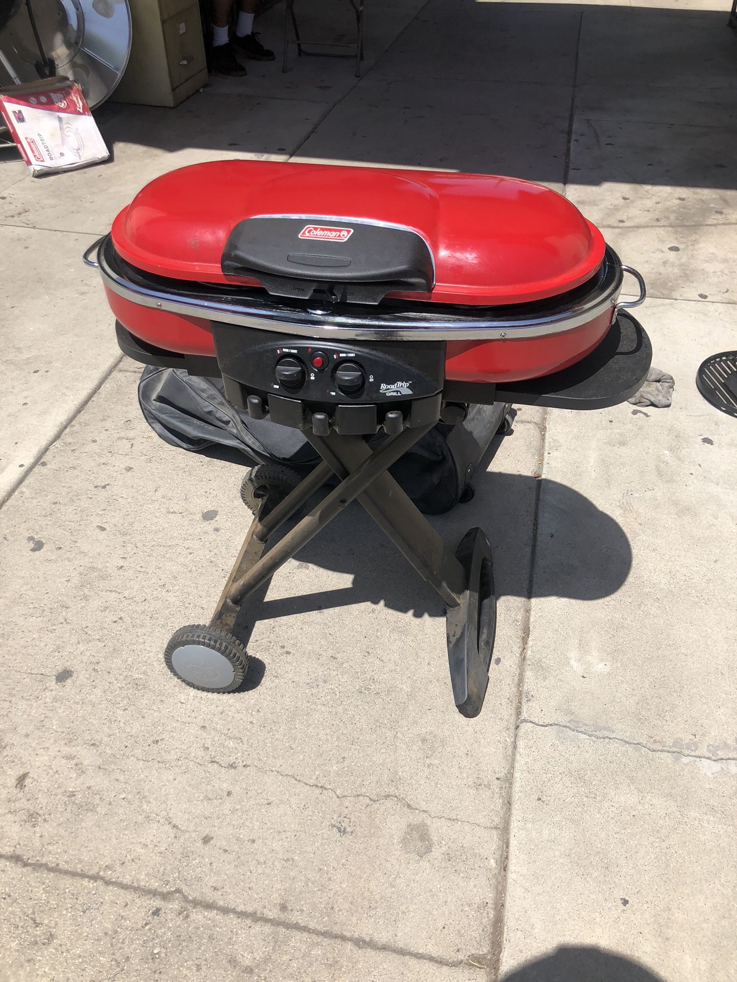 Camping Grill. Road Trip Coleman Grill