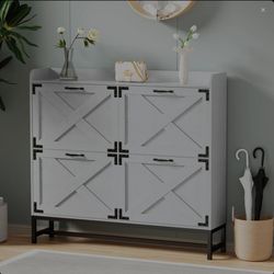 Latitude Run Shoe Storage Cabinet with 4 Flip Drawers