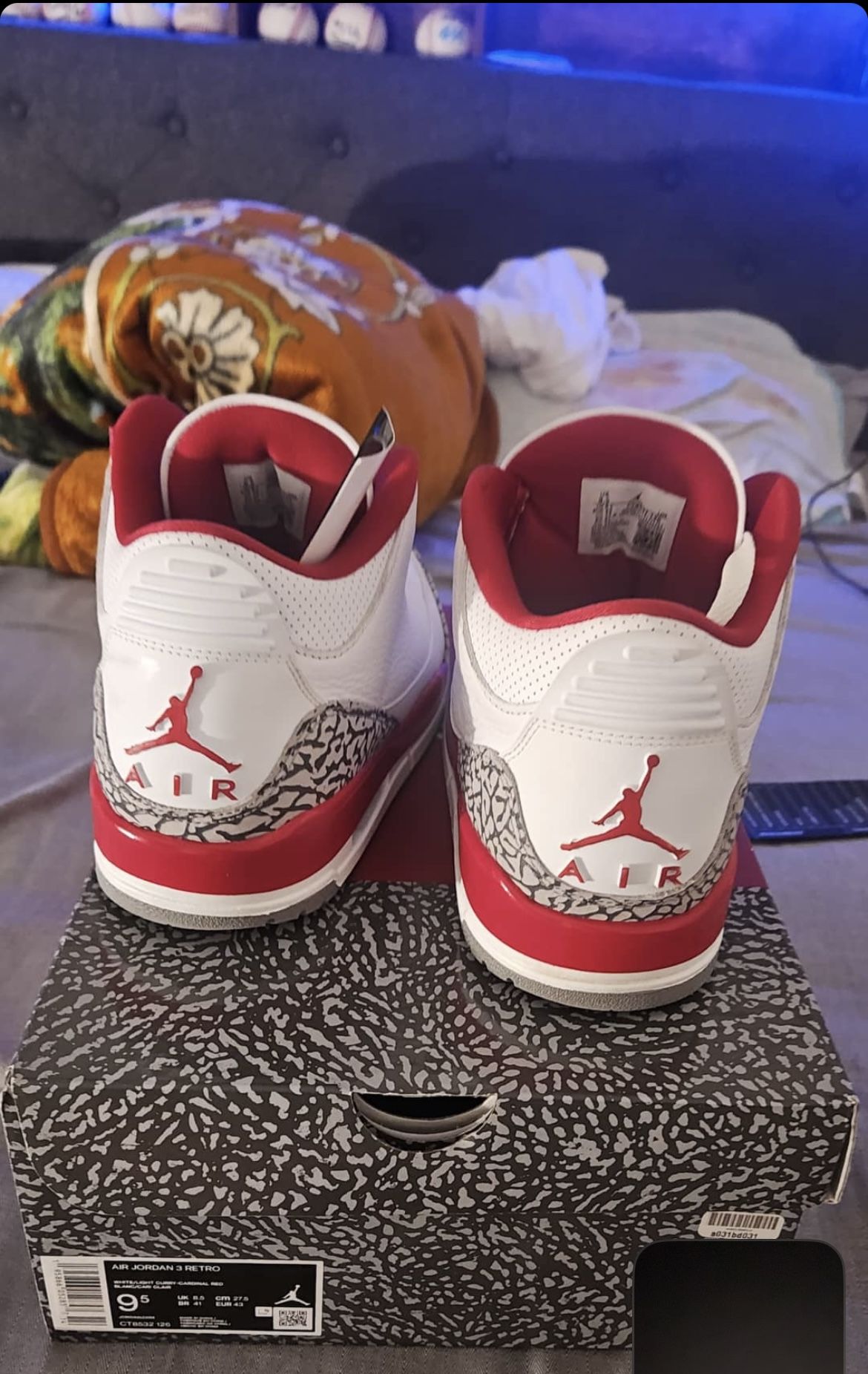 Jordan 3 Cardinal Red