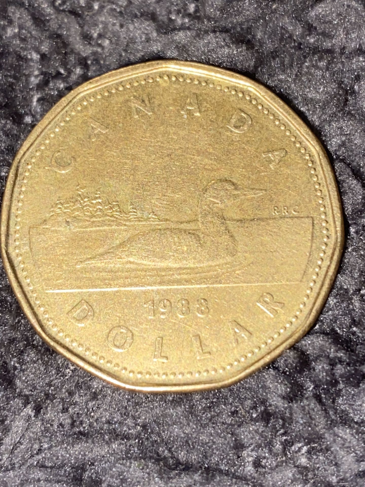1988 Canadian Penny Coin