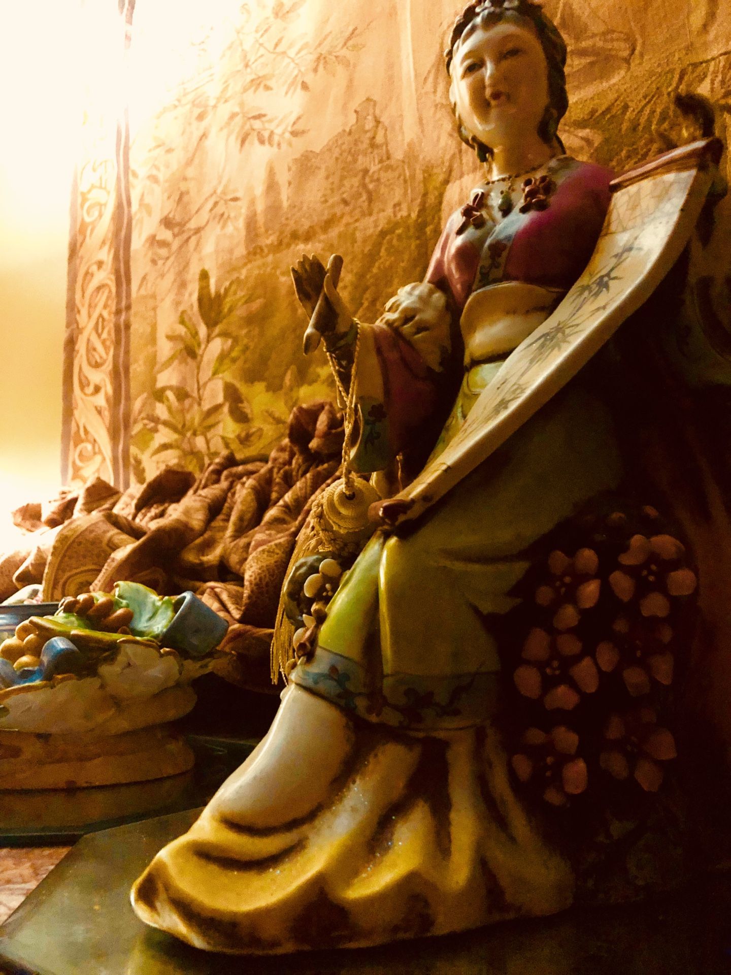 Antique Porcelain Geisha