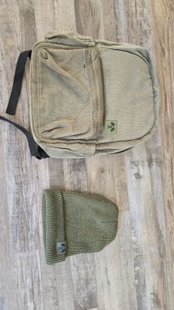 In N Out Backpack and Beenie