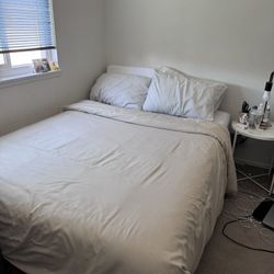 Full size Bed frame and mattress bundle