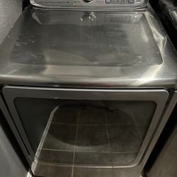 Silver Samsung Washer And Dryer