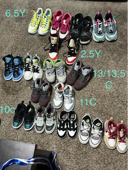 Nike and Jordan kids shoes