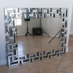 Modern Beveled Wall Mirror 