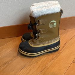 Sorel Waterproof Snow Boots - Youth Size 1