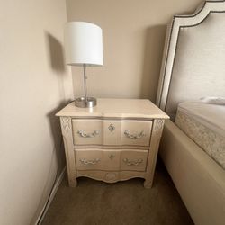 Night Stand, Small Dresser and A Chair