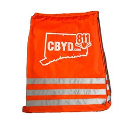Orange Cinch Bag Great Condition