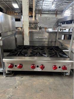 6 burner countertop grill - nat gas