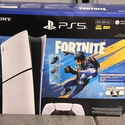 Sony PlayStation 5 PS5 Digital Edition Fortnite Bundle 825GB – Open Box Complete