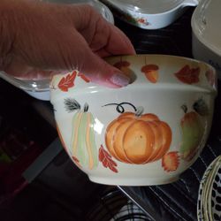 Fall Mixing Bowl. No Chips Or Cracks