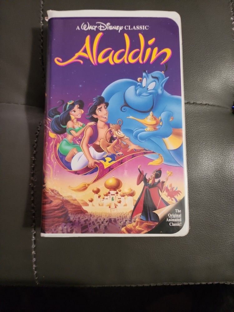 Aladdin Black Diamond Rare VHS 1662