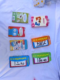 Fisher-Price, Trend, TCM, and FlashKids Educational Flash Cards Bundle $5 all of them
