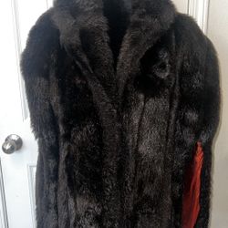 Fake Fur Cape With Pockets 