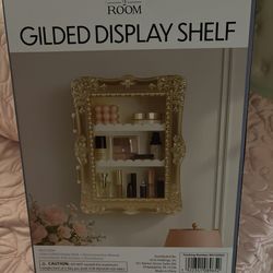 Gilded Display Shelf