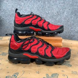 Nike Air VaporMax Plus Sneakers Shoes Red Black US Men’s Size 12 CU4863-600