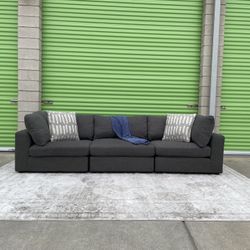 *Free Delivery* Gray Cloud Modular Couch Sofa 
